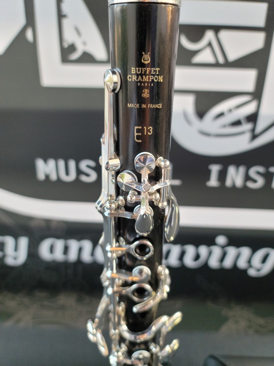 Buffet Crampon E13 African Black Wood & Silver Keys Bb Clarinet