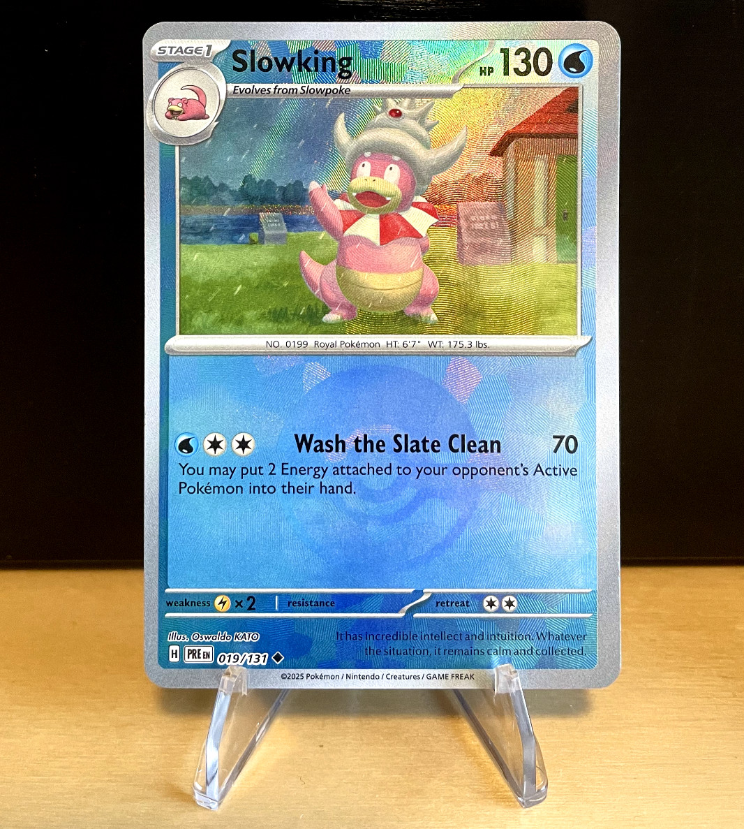 Pokemon TCG - Slowking - Prismatic Evolutions 19/131 Poke Ball Holo - NM / MINT