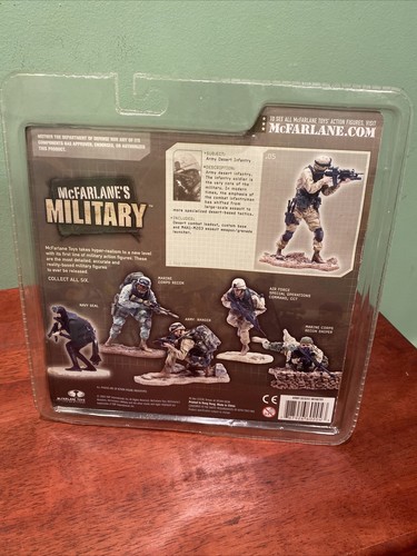 McFarlane Military Series Debut Army Desert Infantry Neu im Paket - Bild 3 von 4