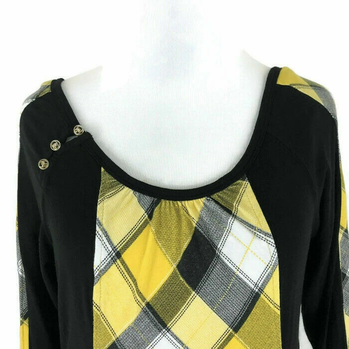 Vestido ceñido al cuerpo COOGI L grande vintage años 90 cuadros lados reunidos Foto 2 de 4