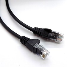 RJ45 Ethernet Patch Lead Cat5e Network LAN Cable Fast Internet 0.25m- 50m Lot