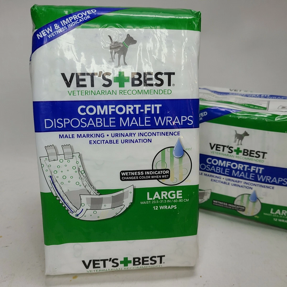 Vet's best comfort fit disposable sales male wrap