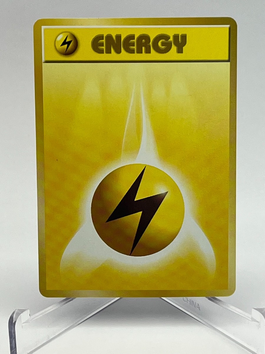 ポケモンカード エネルギー 1996年 1996 Nintendo Japanese Pokémon Lightning Energy Base Set Card 1st