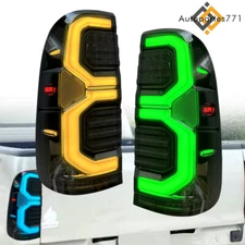 Smoke Lens LED Tail Light Lamp RGB For Toyota Hilux Vigo Sr5 Mk6 Mk7 2005-2014