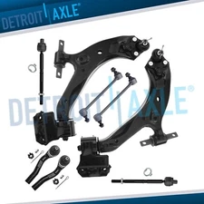Front Lower Control Arms Tie Rods Sway Bars Kit for 2012 2013 2014 Honda CR-V
