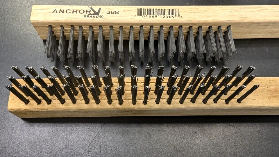 NEW ANCHOR Brand Curved Handle Scratch Wire Brush-Select Quantity-Free Ship - Image 2 of 4
