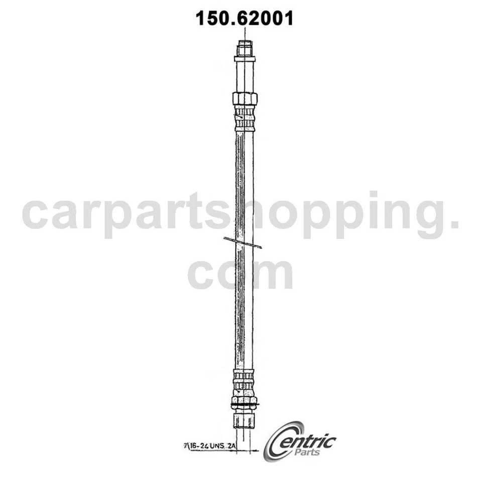 4 тормозных гидравлических шланга передний тормозной трос задний тормозной трос для Cadillac Calais - Изображение 2 из 4