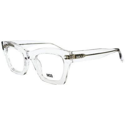 Alexander McQueen McQ MQ0343O Womens Plastic Eyeglass Frame  004 Crystal  48-24