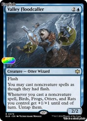 Valley Floodcaller #79 Rare Foil Bloomburrow MTG