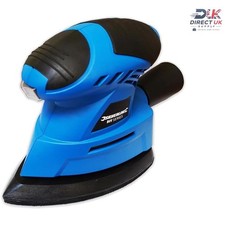 Compact 130W Corded Detail Sander with Dust Extraction & Quick-Change Sheets