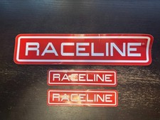 Raceline Wheels Racing Decals Stickers 3pc Set Offroad Utv Bitd Norra Ultra4