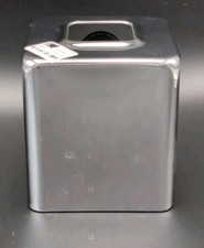 mDesign Metal Square Paper Facial Tissue Box Cover Holder -