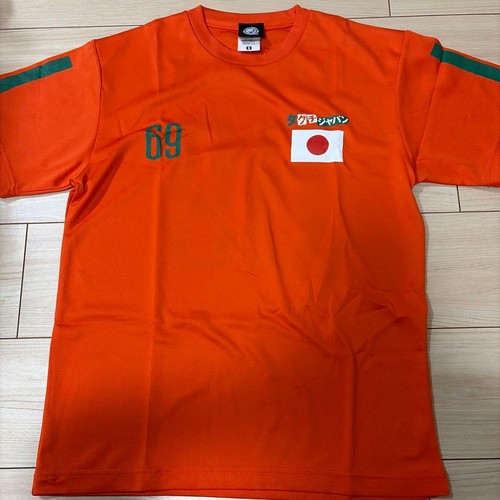 New Japan Pro Wrestling Taguchi Japan T-Shirt S Orange Logo Unused