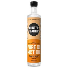 Hunter & Gather Pure C8 MCT Oil 500ml | Triple Steam 500 ml (Pack of 1) 