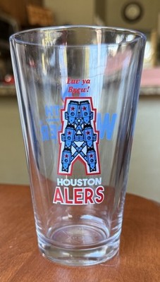 8th Wonder Houston Alers Brewery Beer Pint Glass Luv Ya Brew