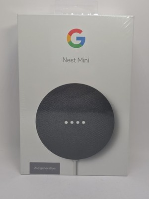 Google Nest Mini (2nd Generation) - Charcoal Speaker (GA00781-US)