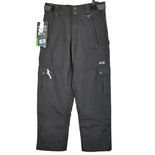 Ocean Earth Men's Black Ski Snowboard Pants Size S Waterproof Insulated NWT