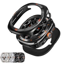 For Samsung Galaxy Watch 7/8 Ultra 47mm Full Coverage Hard PC Metal Bumper Case