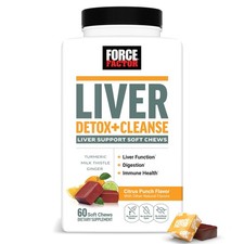 Force Factor Liver Detox  Cleanse, Liver Supplement for Detox and Repair, Milk