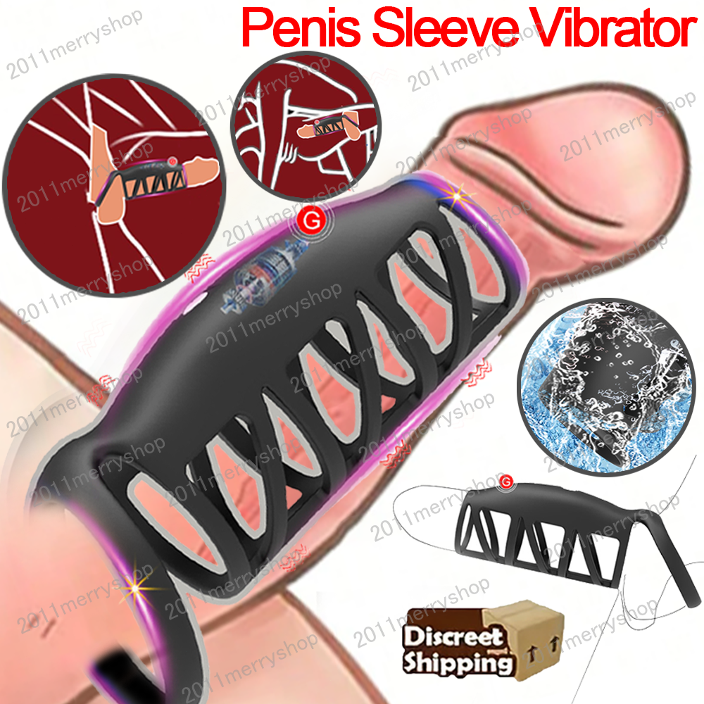 penis extender with vibrator Vibrating Penis Sleeve main image 0