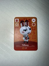 Tiffany Animal Crossing Amiibo Card NFC Homemade New Never Scanned