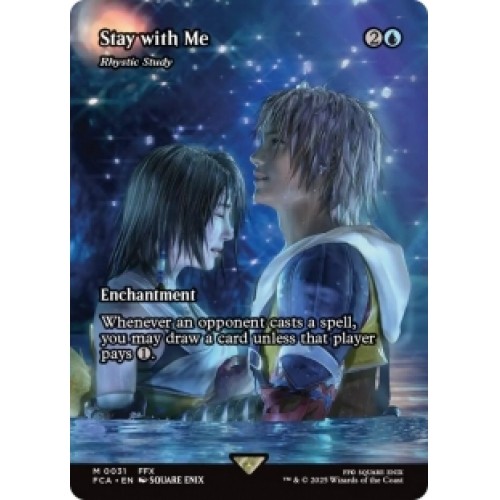 Stay With Me (rhystic Study) (showcase) M/NM MTG Final Fantasy