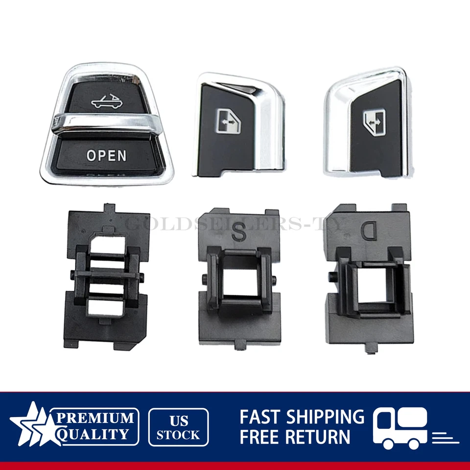 Left Right Roof Control Power Window Button+Bracket For 09-14 Ferrari California - Image 2 of 4