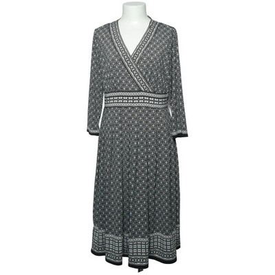 Max Studio, Kleid, Größe: L, Schwarz/Weiß, Elasthan/Polyester, Print, Damen #u3k