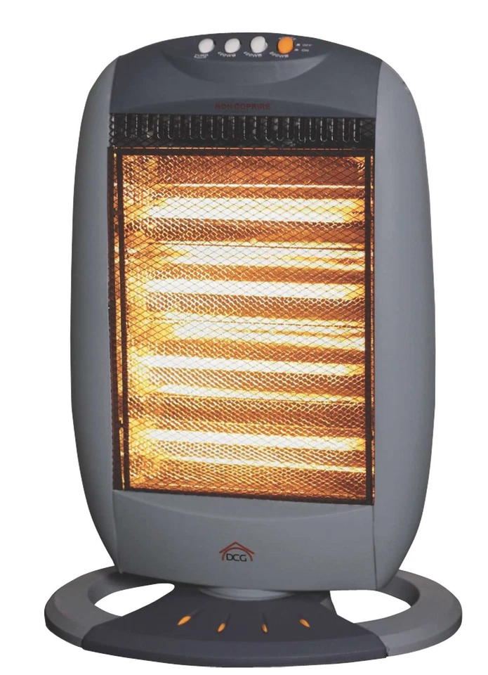 Stufa Alogena Oscillante 4 Potenze Con Spegnimento Automatico 1600W DCG SA9224