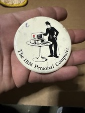 Rare IBM Personal Computer Vintage Advertising Button Pin