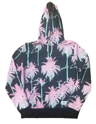 Conspiracy by WeSC Paradise Lost palm tree graphic fleece hoodie. Adult Size M/L