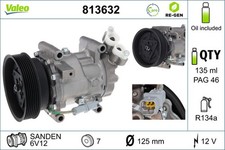 Kompressor Klimaanlage VALEO RE-GEN - AT 813632 +133.28€ Pfand für RENAULT CLIO