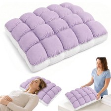 Sleeping Mellow Puff Cooling Pillow Fluffy Cloud Ice Silk Breathable Bed Pillow