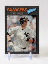 2026 Topps Heritage Ben Rice Dark Gray Bordered #189 Yankees - FREE SHIPPING