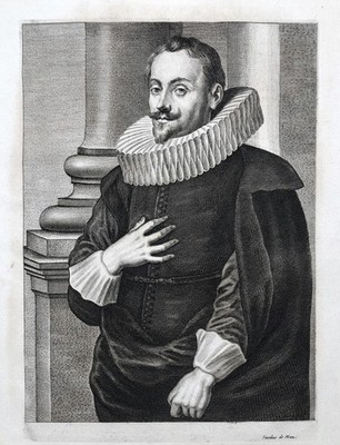 Adrian Lommelin Flemish printmaker engraver Kupferstecher Portrait 1655 van Dyck