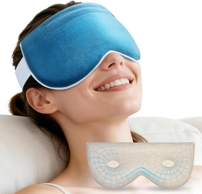 #ad Hilph Microwavable Heated Eye Mask with 3D Contoured Large Zero Pressure Desi $17.73