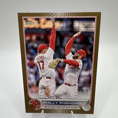 Philly Phenoms - 2022 Topps #US112 Gold /2022 Phillies Bryce Harper