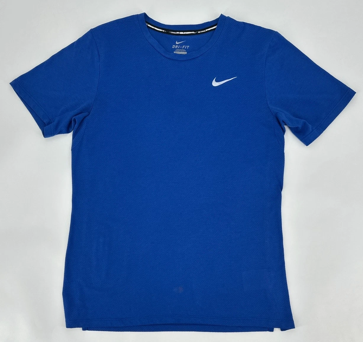 Nike Active Cool Tailwind Shirt Mens Small Blue Dri-Fit Workout Pocket Running