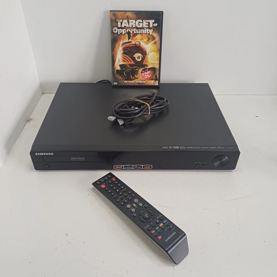 Samsung DVD-HR773 DVD/HDD-Recorder +Remote TESTED HDMI Full-HD Upscale 160Gb
