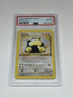 Pokemon TCG Snorlax Card 27/64 Jungle 1st Edition Non-Holo Rare WOTC PSA 8 NM-MT