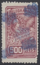 BRAZIL 1899,  TELEGRAPHOS - RMH ? - USED