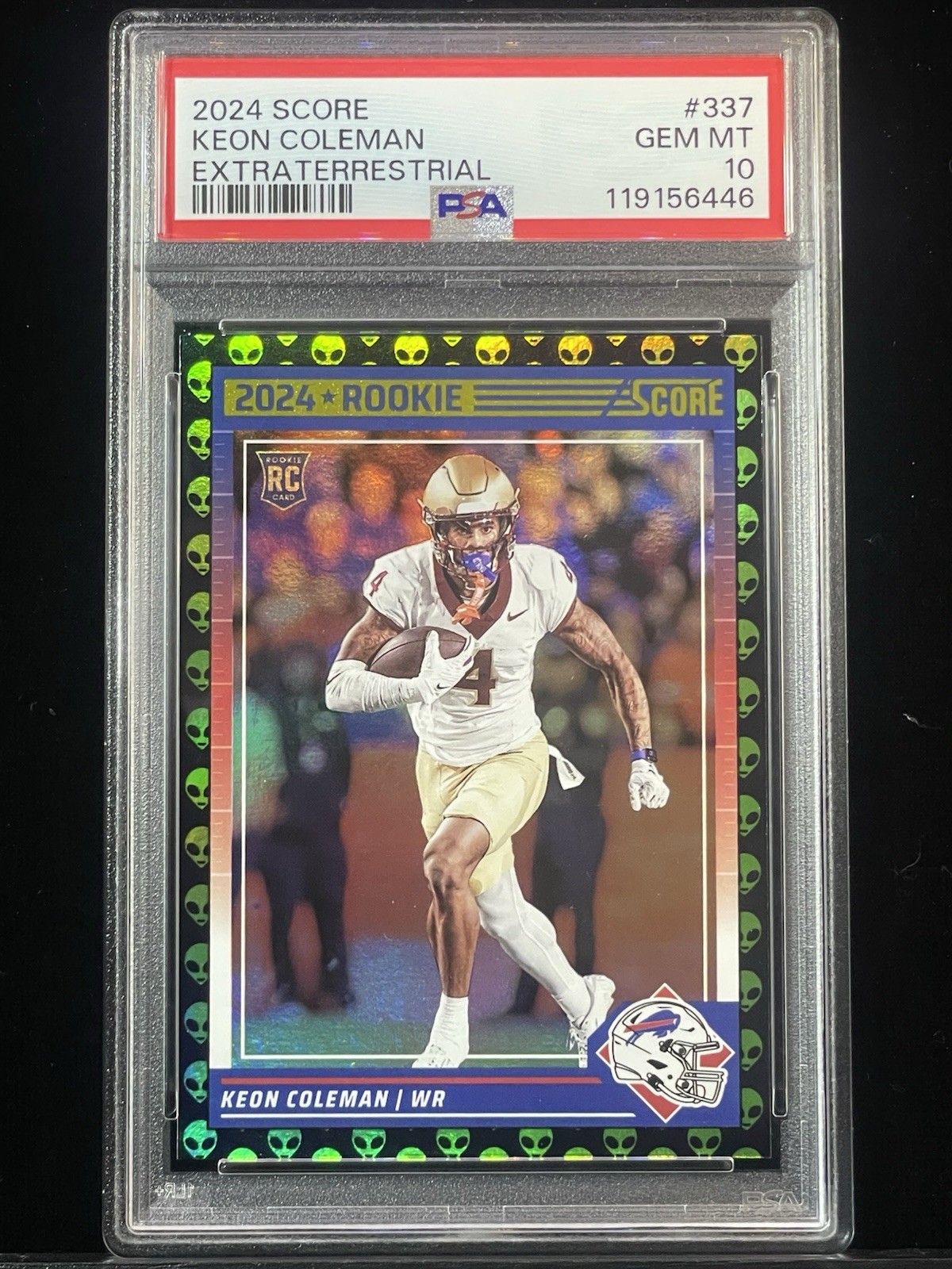 2024 Score #337 Keon Coleman Extraterrestrial RC *HOT POP ROOKIE*