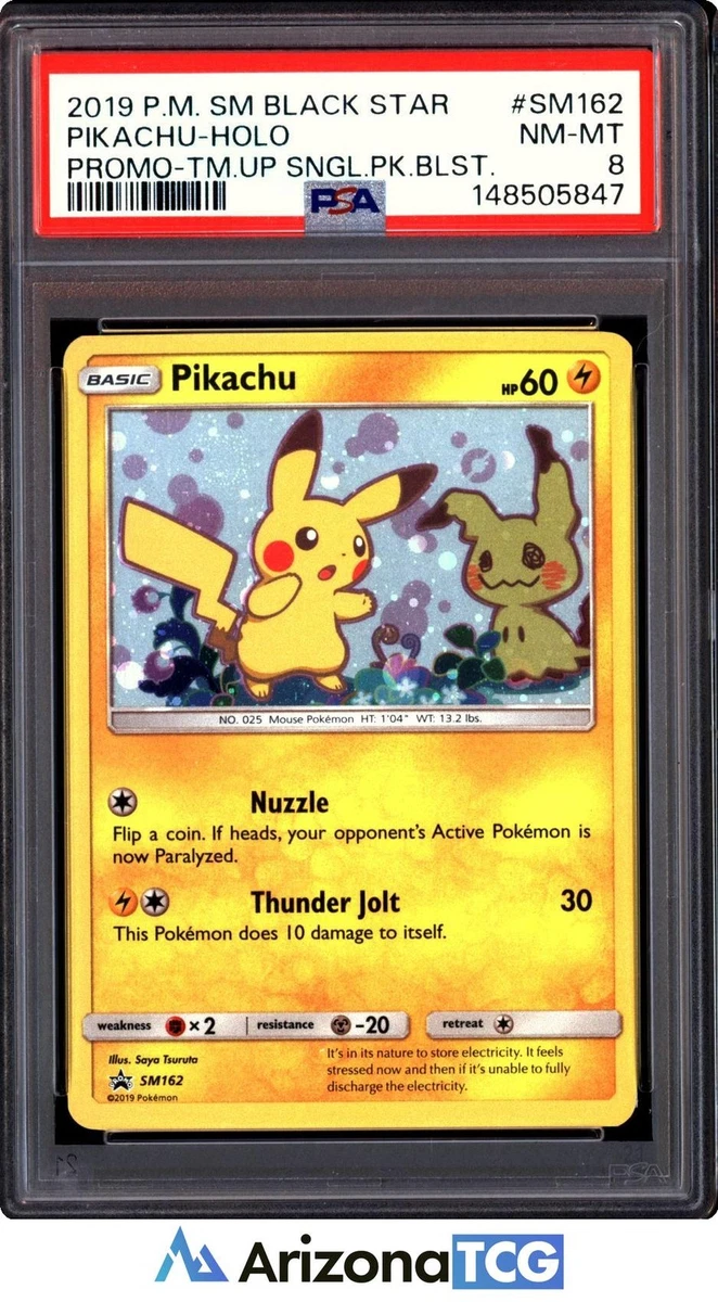 Pikachu Pokémon TCG Grade 8 Nintendo Individual Collectible Card