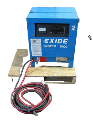 Exide System 1000 G1-12-550B Forklift Lift Truck Battery Charger 24Vdc 550AH 1Ph