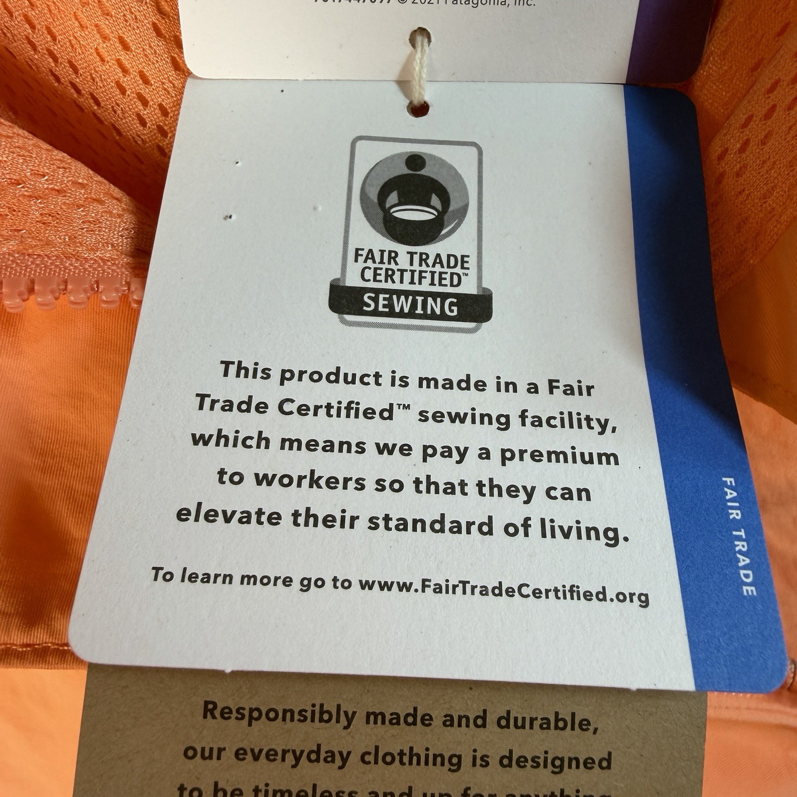 Patagonia Skysail Jacket Orange Women's Medium Relaxed Fit NetPlus Recycled NWT thumbnail 9