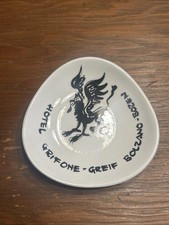 Vintage L. Zortea Hotel Grifone Italian Ceramic Dish