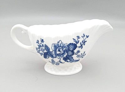 Royal Worcester Blue Sprays - kleine Sauciere oder Sauciere