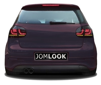 Original JOM LED Rückleuchten Schwarz Smoke Laufblinker für VW Golf 5 V 1K 03-08