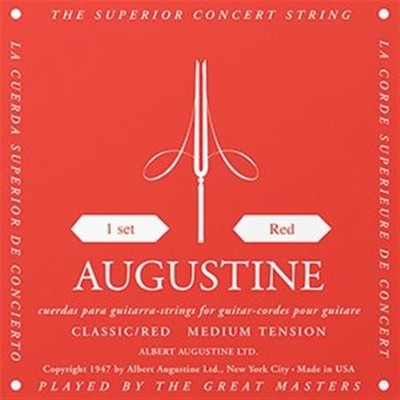 Augustine Red Classical String Set, Medium Tension