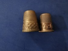 2 Brass Thimbles
